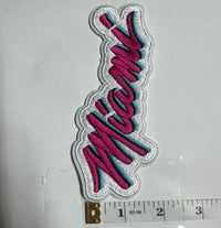 Load image into Gallery viewer, Miami Logo  Embroidery Iron-on Patch
