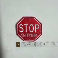 Load image into Gallery viewer, Stop Stitching Embroidery Iron-on Patch
