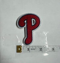 Load image into Gallery viewer, Red P Embroidery Iron-on Patch
