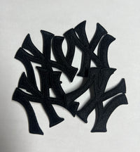 Load image into Gallery viewer, Black Ny Embroidery Iron-on Patch
