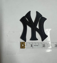 Load image into Gallery viewer, Black Ny Embroidery Iron-on Patch
