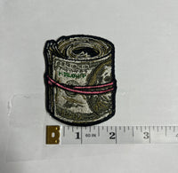 Load image into Gallery viewer, Money Rubber Band Embroidery Iron-on Patch
