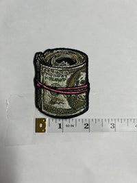 Load image into Gallery viewer, Money Rubber Band Embroidery Iron-on Patch
