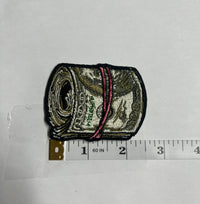 Load image into Gallery viewer, Money Rubber Band Embroidery Iron-on Patch
