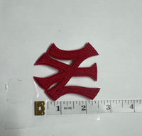 Load image into Gallery viewer, Red Ny Embroidery Iron-on Patch
