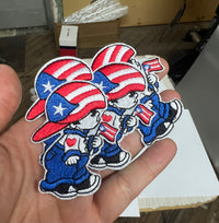 Load image into Gallery viewer, Puerto Rican Boy Embroidery Iron-on Patch
