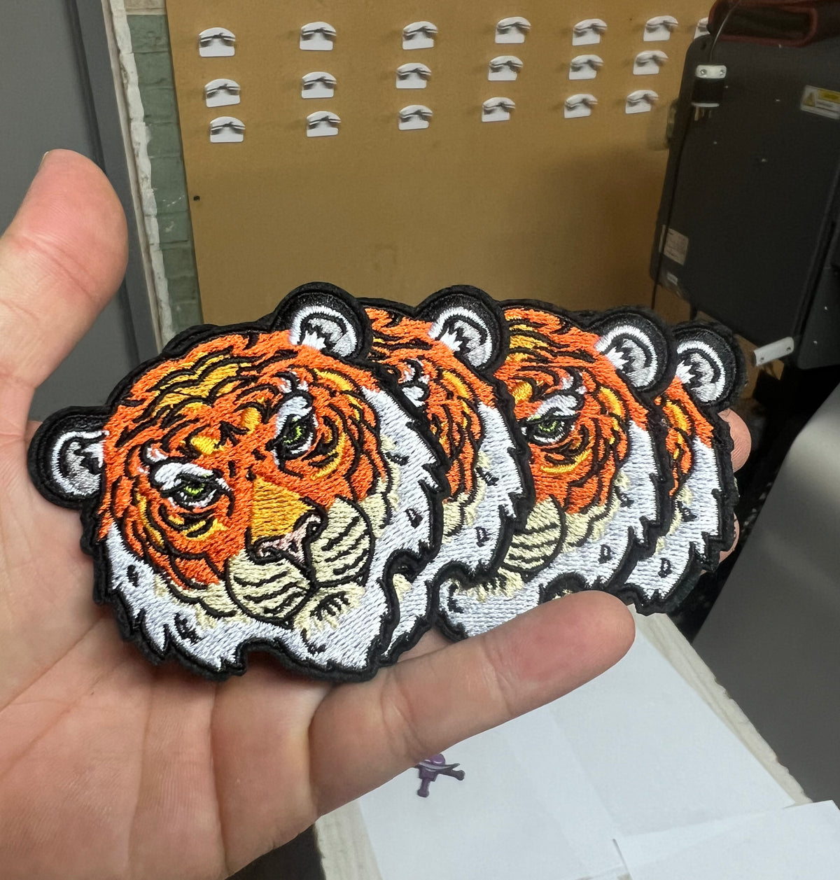 Tiger Embroidery Iron-on Patch | tshirtprintsnyc