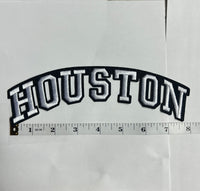 Load image into Gallery viewer, Houston Iron-on Embroidery logo
