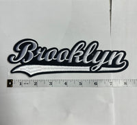 Load image into Gallery viewer, Brooklyn Iron-on Embroidery logo

