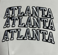 Load image into Gallery viewer, Atlanta Iron-on Embroidery logo
