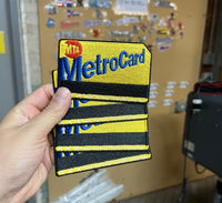 Load image into Gallery viewer, Metro Card Iron-on Embroidery logo
