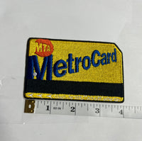 Load image into Gallery viewer, Metro Card Iron-on Embroidery logo
