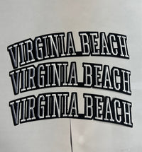 Load image into Gallery viewer, Virginia Beach Iron-on Embroidery logo
