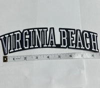 Load image into Gallery viewer, Virginia Beach Iron-on Embroidery logo
