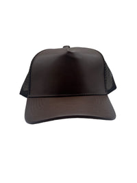 Load image into Gallery viewer, Leather Trucker Hat
