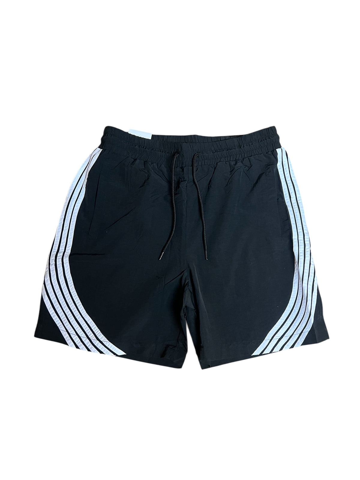 Nylon Racer Shorts - Black