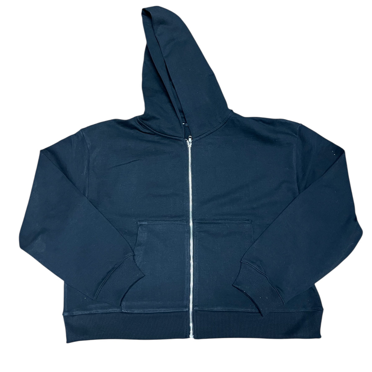 Black Crop Hoodie