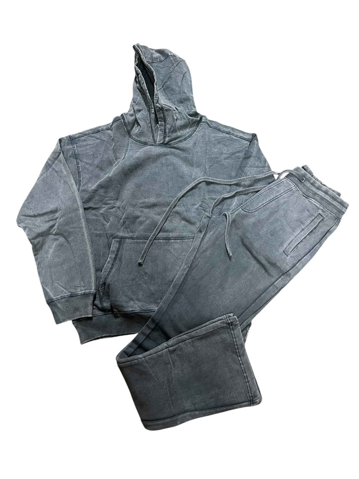 Grey Vintage Wash Flare Set