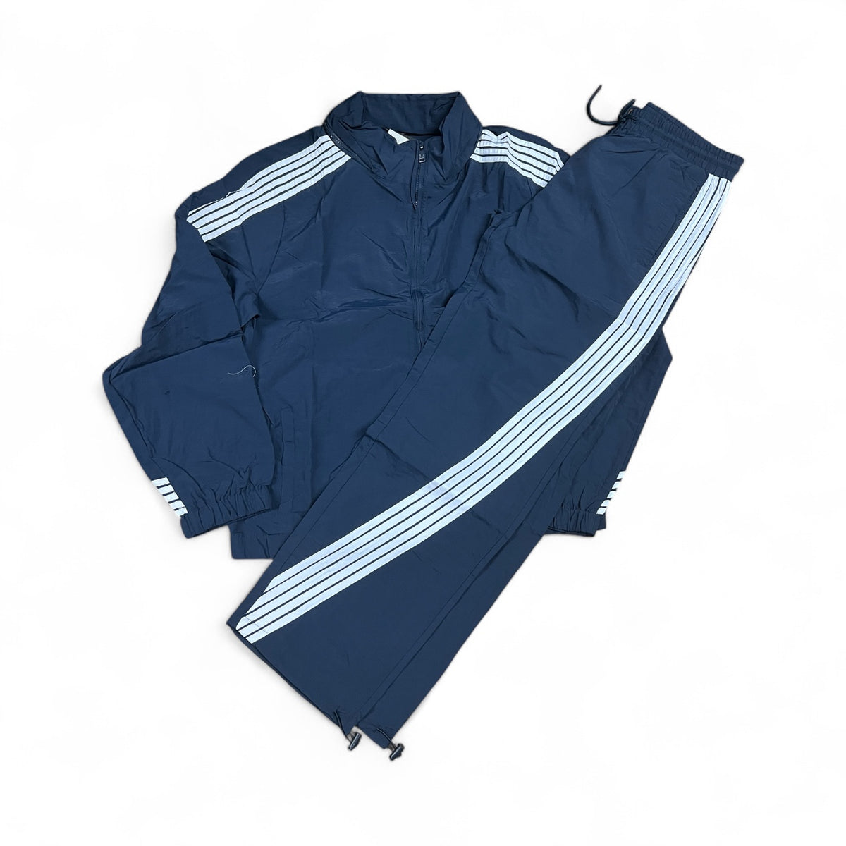 Racer Strip Track Suit- Navy