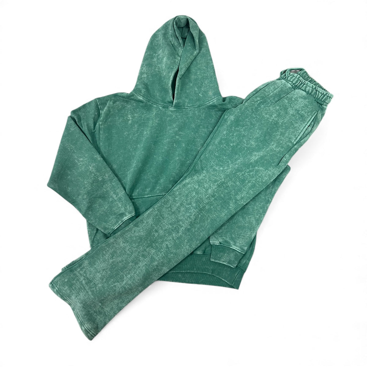 Green Sun-dry Flare Sets