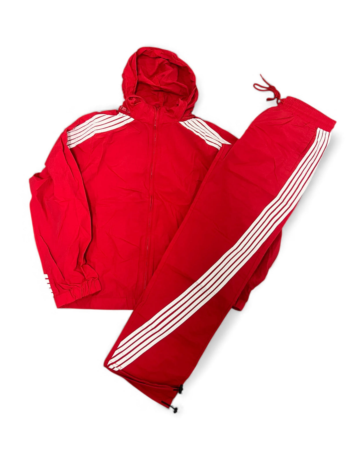Racer Strip Track Suit- Red