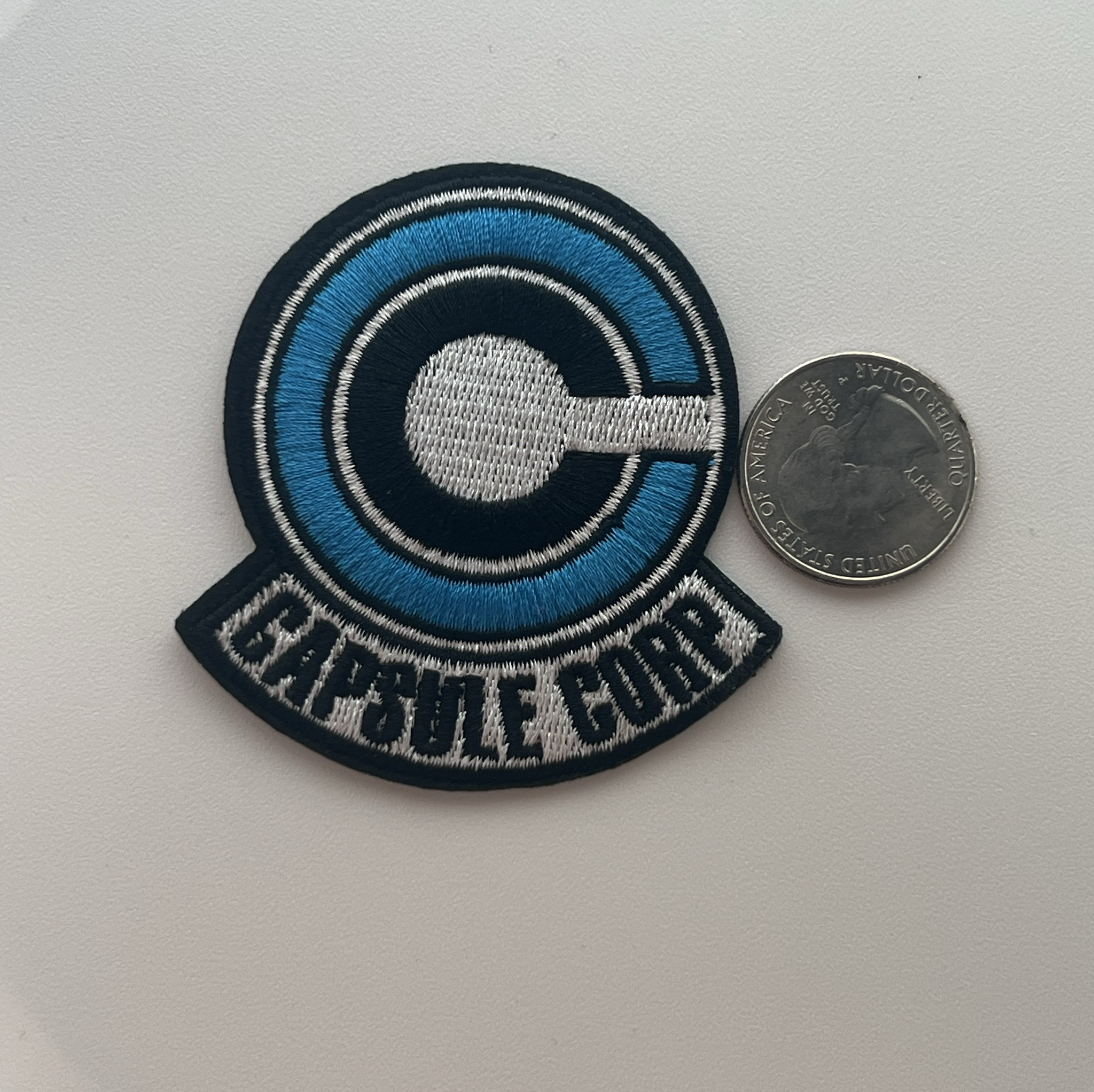 capsule corp Iron-on Embroidery logo | tshirtprintsnyc, image size:2048x2045