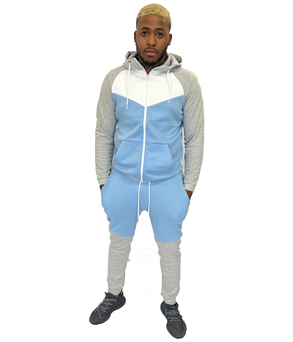 Tech Suits 3 Tone - Skyblue/Grey/White