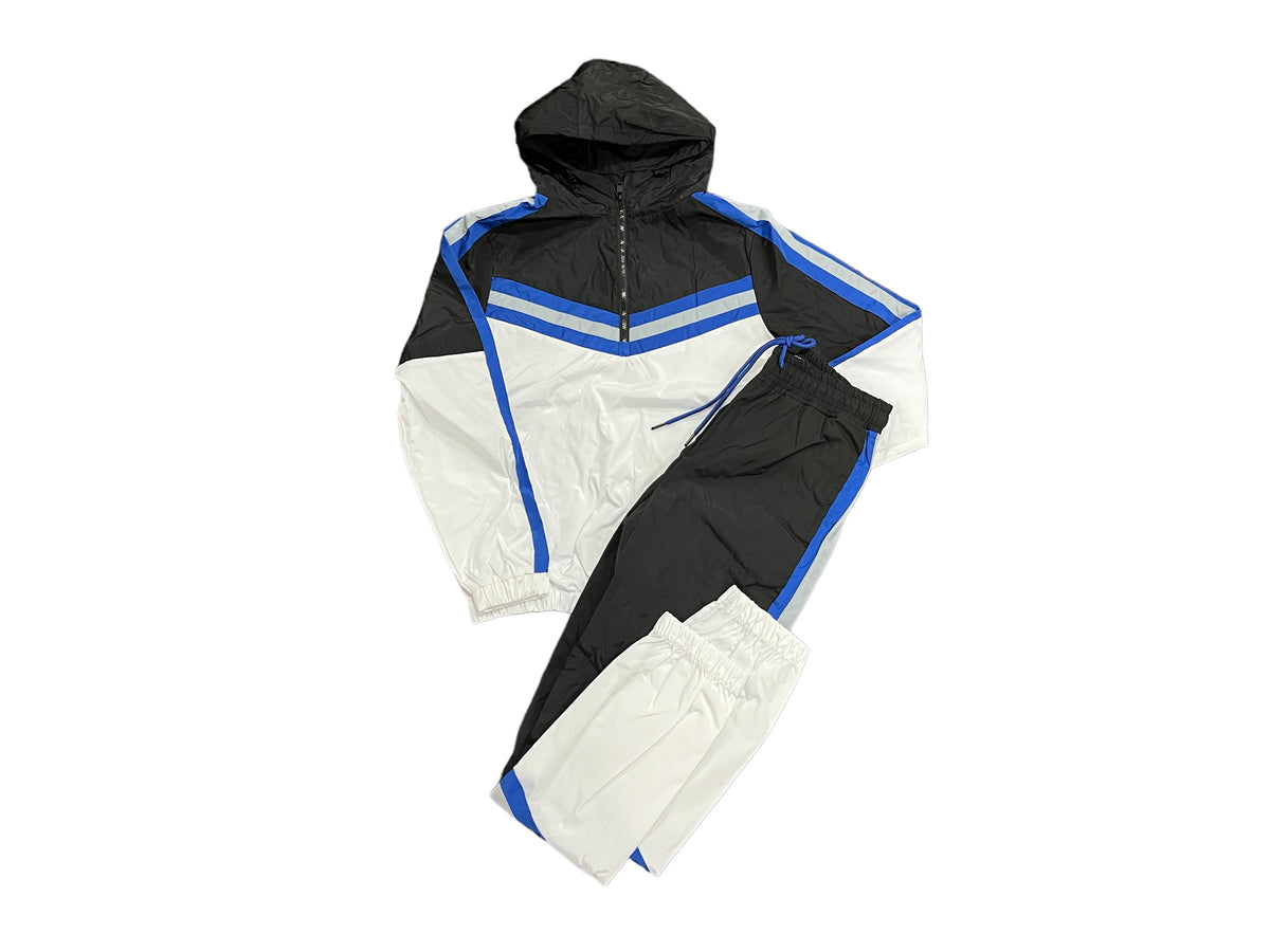Wind Breaker Set - Blue/white