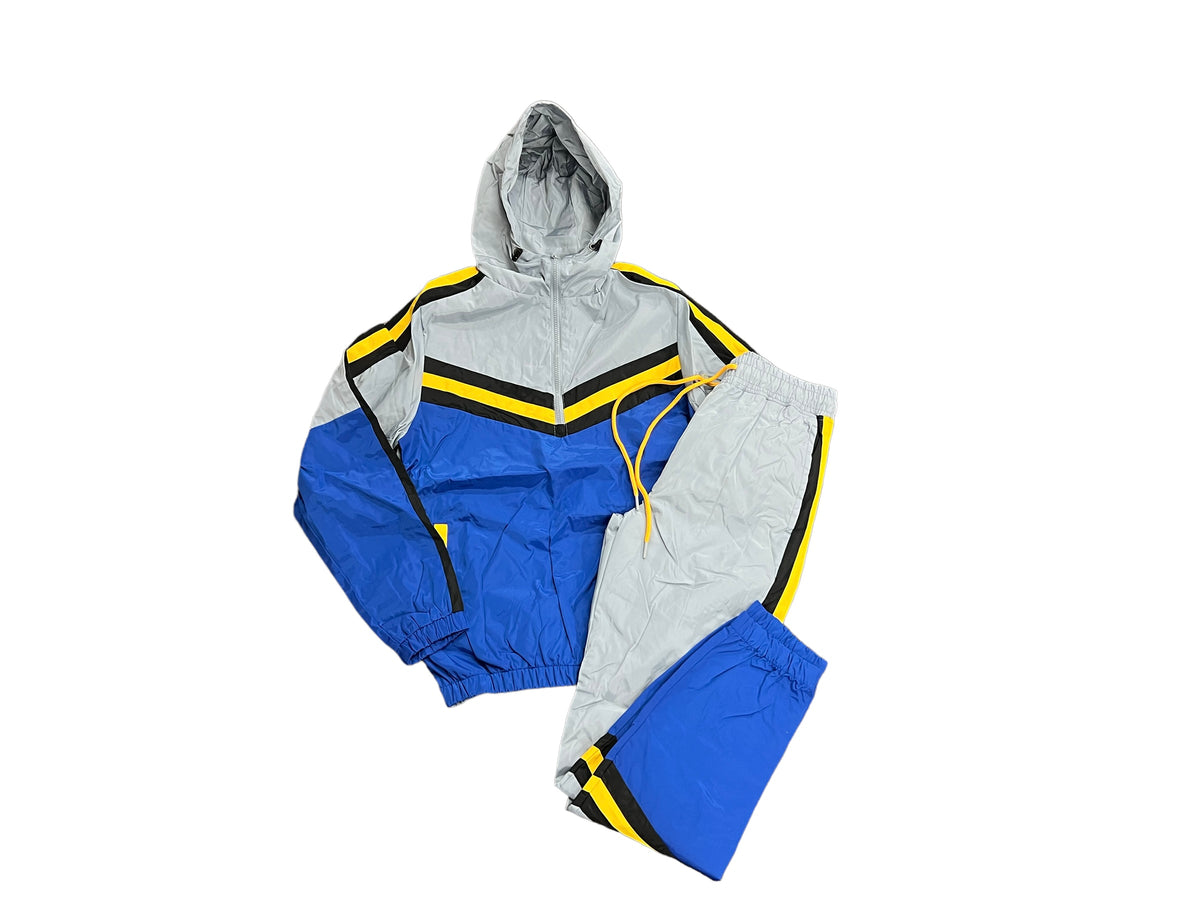 Wind Breaker Set - Blue/grey