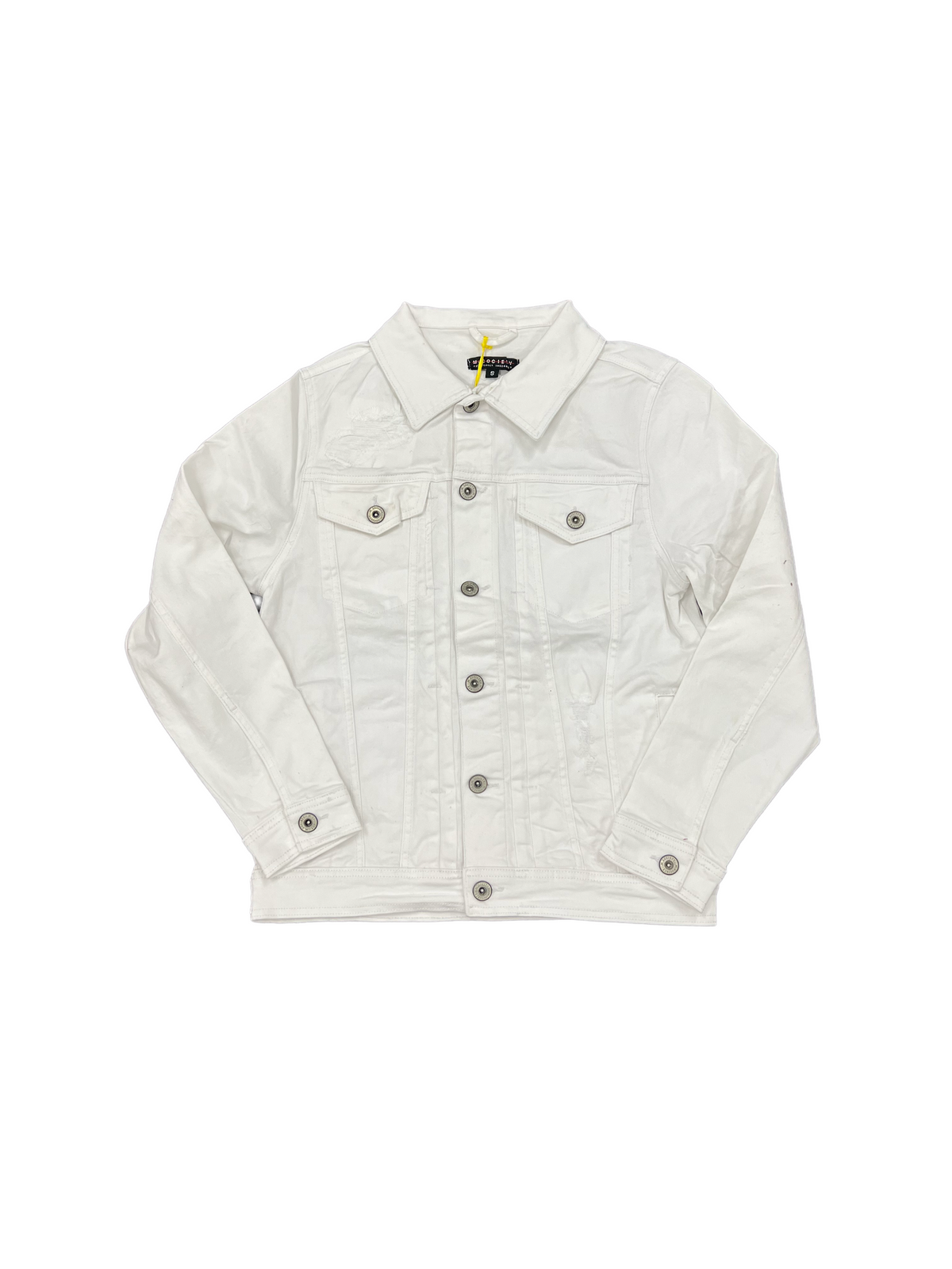 White twill Jean jacket